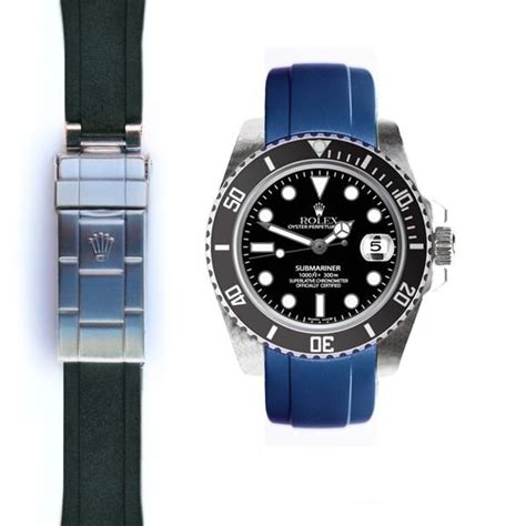 rolex submariner rubber strap|everest curved end rubber strap.